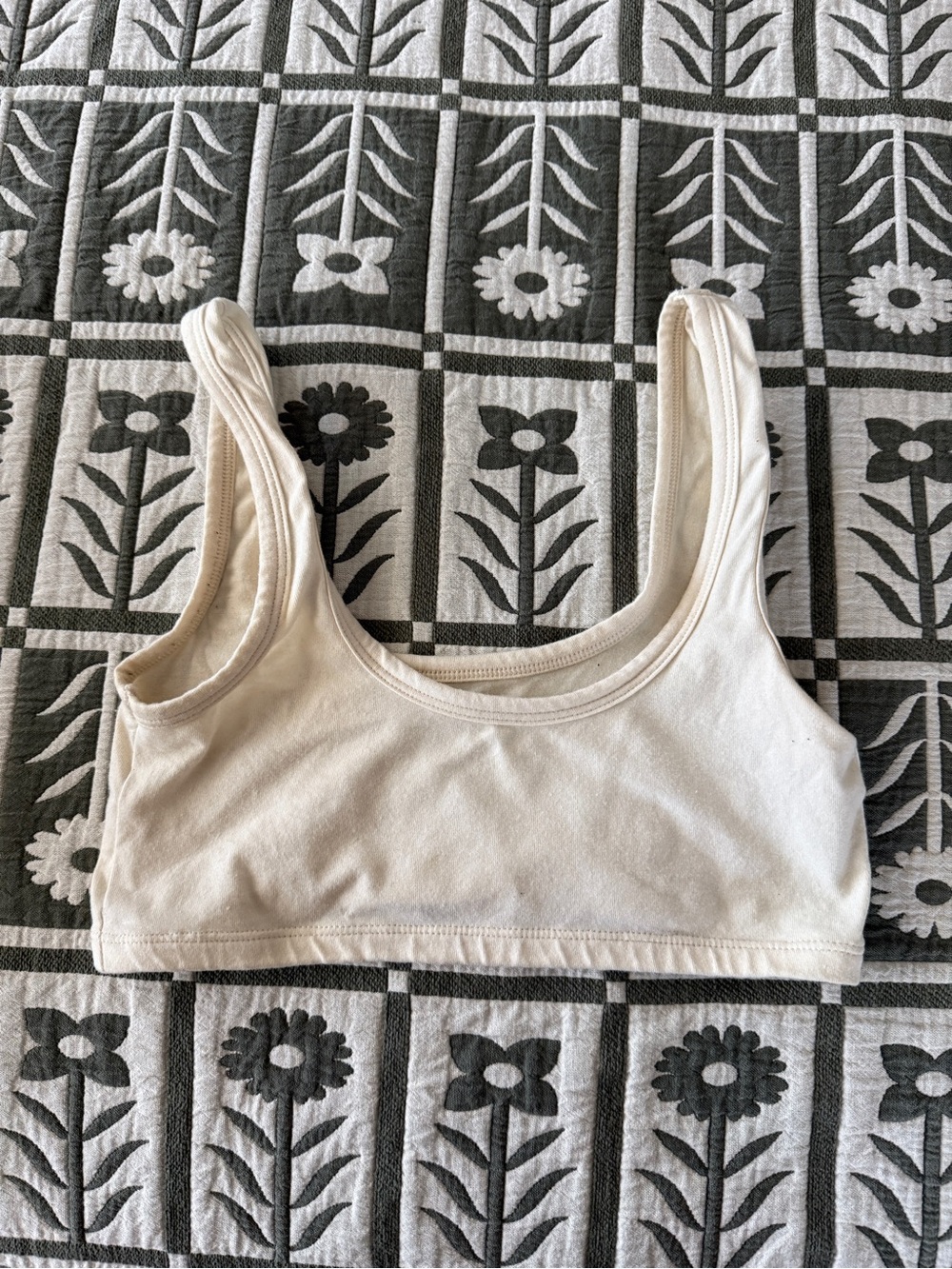 ARQ cotton bralette medium natural